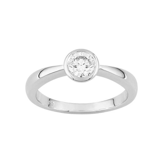 Bague Espace Diamant (18)EA005IGB1 en or blanc 18 carats, diamant G-VS 0,50 ct