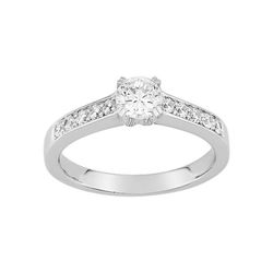 Anillo Oro Blanco 18kts Espace Diamant (18)EA008KGB2 Diamante GH-SI 0,50 ct + 0,25 ct