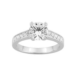 Anillo Oro Blanco 18kts Espace Diamant (18)EA008QGB2 Diamante GH-SI 1,50 ct + 0,30 ct
