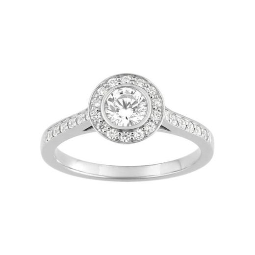 Anillo Oro Blanco 18kts Espace Diamant (18)EA012KGB1 Diamante G-VS 0,50 + 0,25 ct