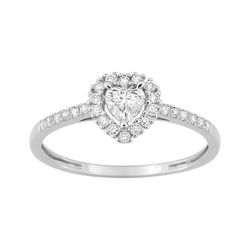 Anillo Oro Blanco 9Kts (9)9KLGD162W Diamantes Laboratorio 0,37ct