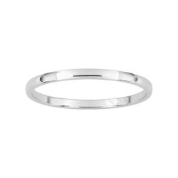 Anillo Oro Blanco 9kts Argyor-MRM 1,5mm (9)9KDJ15GB Clásico Media Cańa