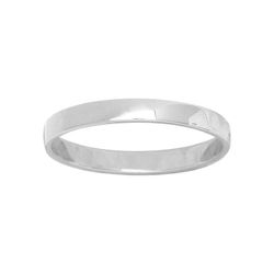 Anillo Oro Blanco 9kts Argyor-MRM 2,5mm (9)9110125 Clásica Bombeada