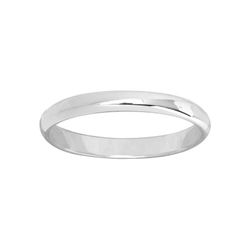 Anillo Oro Blanco 9kts Argyor-MRM 2,5mm (9)9110325 Clásica Media Cańa