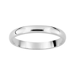 Anillo Oro Blanco 9kts Argyor-MRM 2,5mm (9)AR9720G25 Alianza Cańa Lisa