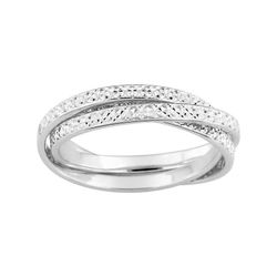 Anillo Oro Blanco 9kts Argyor-MRM 2mm (9)9Y215G20 Alianza Aros Multiples
