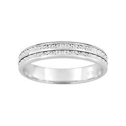 Anillo Oro Blanco 9kts Argyor-MRM 3,5mm (9)9157835 Alianza Fantasia