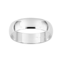 Anillo Oro Blanco 9kts Argyor-MRM 3,5mm (9)9KDJ50GB Clásico Media Cańa