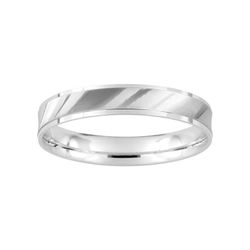 Anillo Oro Blanco 9kts Argyor-MRM 3,5mm (9)9Y145G35 Alianza Fantasia