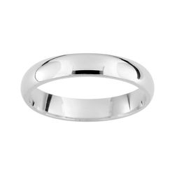 Anillo Oro Blanco 9kts Argyor-MRM 3,5mm (9)AR9730G35 Alianza Media Cańa Lisa