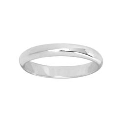 Anillo Oro Blanco 9kts Argyor-MRM 3mm (9)9111330 Clásica Media Cańa