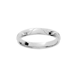 Anillo Oro Blanco 9kts Argyor-MRM 3mm (9)9K028G30 Fantasía Ondulada