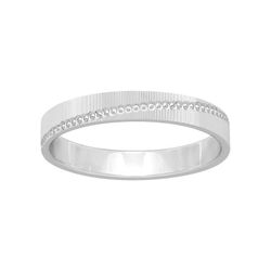 Anillo Oro Blanco 9kts Argyor-MRM 3mm (9)9K298G30 Fantasía Confort