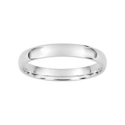 Anillo Oro Blanco 9kts Argyor-MRM 3mm (9)9KJP30G Clásico Cańa Parisina