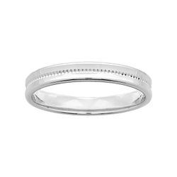 Anillo Oro Blanco 9kts Argyor-MRM 3mm (9)9Y282G30 Alianza Fantasia
