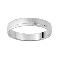 Anillo Oro Blanco 9kts Argyor-MRM 3mm (9)AR9473G35 Alianza Media Cańa Ranura