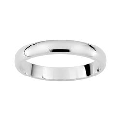 Anillo Oro Blanco 9kts Argyor-MRM 3mm (9)AR9730G30 Alianza Media Cańa Lisa