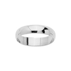 Anillo Oro Blanco 9kts Argyor-MRM 4,5mm (9)9KDJ45GB Clásico Media Cańa