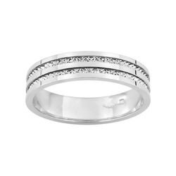 Anillo Oro Blanco 9kts Argyor-MRM 4,5mm (9)9Y200G45 Alianza Fantasia