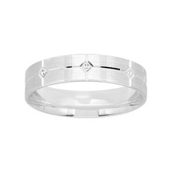 Anillo Oro Blanco 9kts Argyor-MRM 4,5mm (9)9Y312G45 Alianza Fantasia