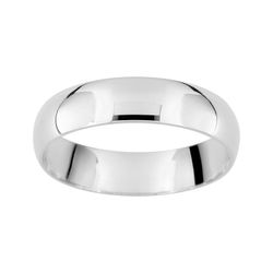 Anillo Oro Blanco 9kts Argyor-MRM 4,5mm (9)AR9720G45 Alianza Cańa Lisa