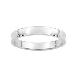Anillo Oro Blanco 9kts Argyor-MRM 4mm (9)9111640 Clásica Concava