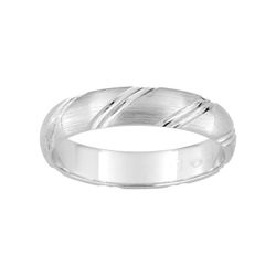 Anillo Oro Blanco 9kts Argyor-MRM 4mm (9)9159440 Alianza Fantasia