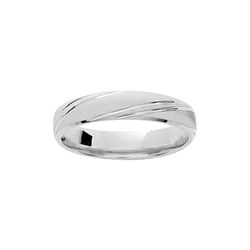 Anillo Oro Blanco 9kts Argyor-MRM 4mm (9)9K012G40 Fantasía Confort