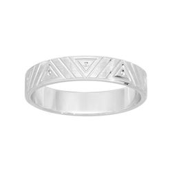 Anillo Oro Blanco 9kts Argyor-MRM 4mm (9)9K319G40 Fantasía Triángulos