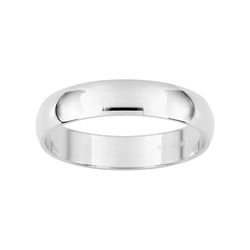 Anillo Oro Blanco 9kts Argyor-MRM 4mm (9)9KDJ40GB Clásico Media Cańa