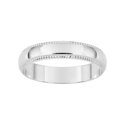 Anillo Oro Blanco 9kts Argyor-MRM 4mm (9)9KF40GB Fantasía Confort