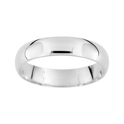 Anillo Oro Blanco 9kts Argyor-MRM 4mm (9)AR9720G40 Alianza Cańa Lisa
