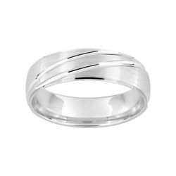 Anillo Oro Blanco 9kts Argyor-MRM 5,5mm (9)9Y173G55 Alianza Fantasia
