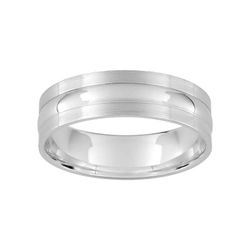 Anillo Oro Blanco 9kts Argyor-MRM 5,5mm (9)9Y193G55 Alianza Fantasia