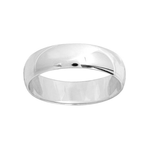 Anillo Oro Blanco 9kts Argyor-MRM 5mm (9)9110350 Clásica Media Cańa