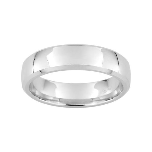 Bague en or blanc 9 carats Argyor-MRM 5 mm (9)9112750 Classique bombée