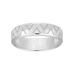 Anillo Oro Blanco 9kts Argyor-MRM 5mm (9)9K264G50 Triangulo Grabado Láser