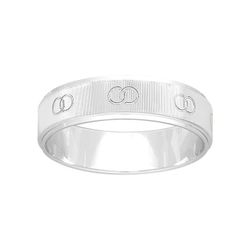 Anillo Oro Blanco 9kts Argyor-MRM 5mm (9)9K290G50 Unión Grabado Láser