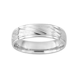 Anillo Oro Blanco 9kts Argyor-MRM 5mm (9)9Y012G50 Alianza Fantasia