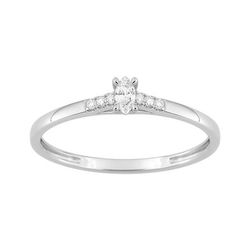 Anillo Oro Blanco 9kts Argyor MRM (9)9KLGD270W Diamante Laboratorio 0,10ct DI.SYN F-VS