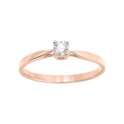 Bague de fiançailles en or rose 18 carats Argyor-MRM (18)1.004.34 avec diamant solitaire