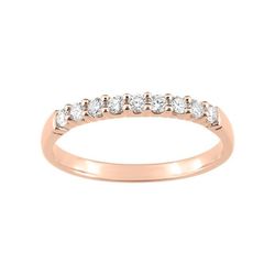 Anillo Oro Rosa 18kts Argyor-MRM (18)3L005RB2 Semi-alianza Diamantes 0,23ct