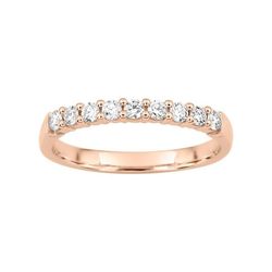 Anillo Oro Rosa 18kts Argyor-MRM (18)3L006RB2 Semi-alianza Diamantes 0,40ct