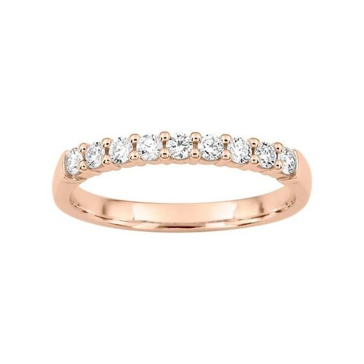 18kt Rose Gold Ring Argyor-MRM (18)3L006RB2 Semi-alliance Diamonds 0.40ct