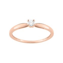 Anillo Oro Rosa 18kts Argyor-MRM (18)QT012RB4 Compromiso Diamante