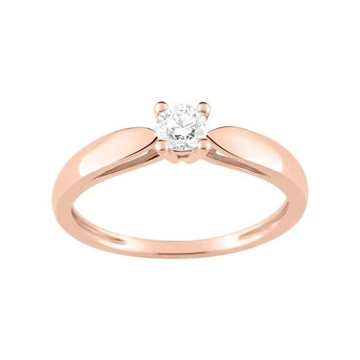 Anel de ouro rosa 18k Argyor-MRM (18)QT015RB4 com diamantes para noivado