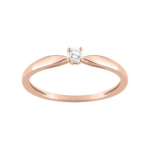 Bague de fiançailles en or rose 18 carats Argyor-MRM (18)QY021RB4 avec diamants