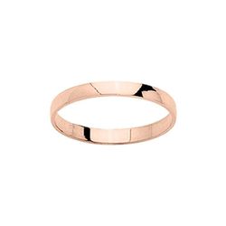 Anillo Oro Rosa 18kts Argyor-MRM 2,5mm (18)DB25RA Alianza Clásica Semibombeada