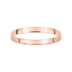 Anillo Oro Rosa 18kts Argyor-MRM 2mm (18)DB20RB Alianza Clásica Semibombeada