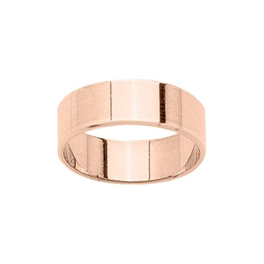 Anel de ouro rosa 18k Argyor-MRM 6mm (18)R60RB clássico plano